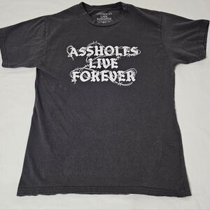 Gray Short Sleeve Tee with Bold Graphic